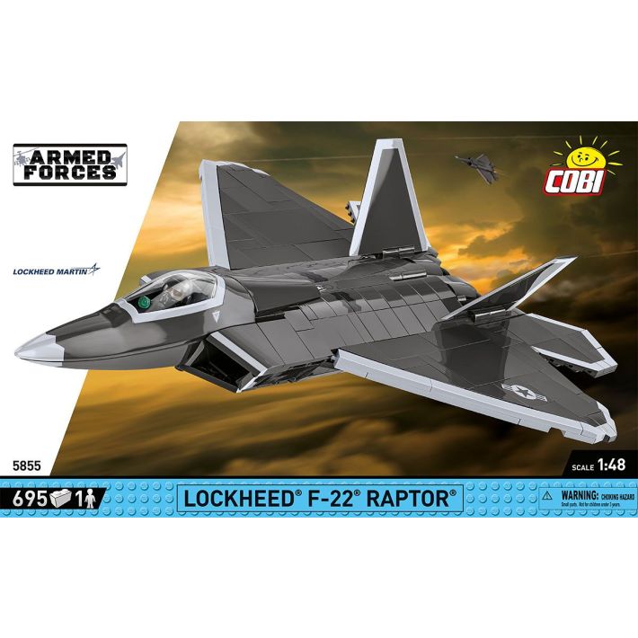5855 Lockheed F-22 Raptor 1/48 scale (image for) 5855 Lockheed F-22 Raptor 1/48 scale